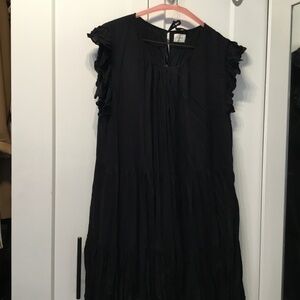 Aritzia Wilfred Black Sidonie Dress